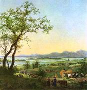 Peter von Hess Am Chiemsee china oil painting artist